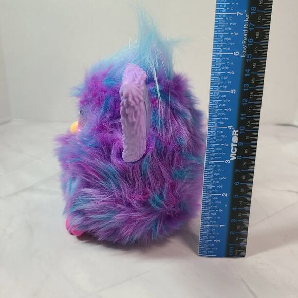 Furby 2023 Purple Tie Dye Interactive Plush Toy - Picture 6 of 7